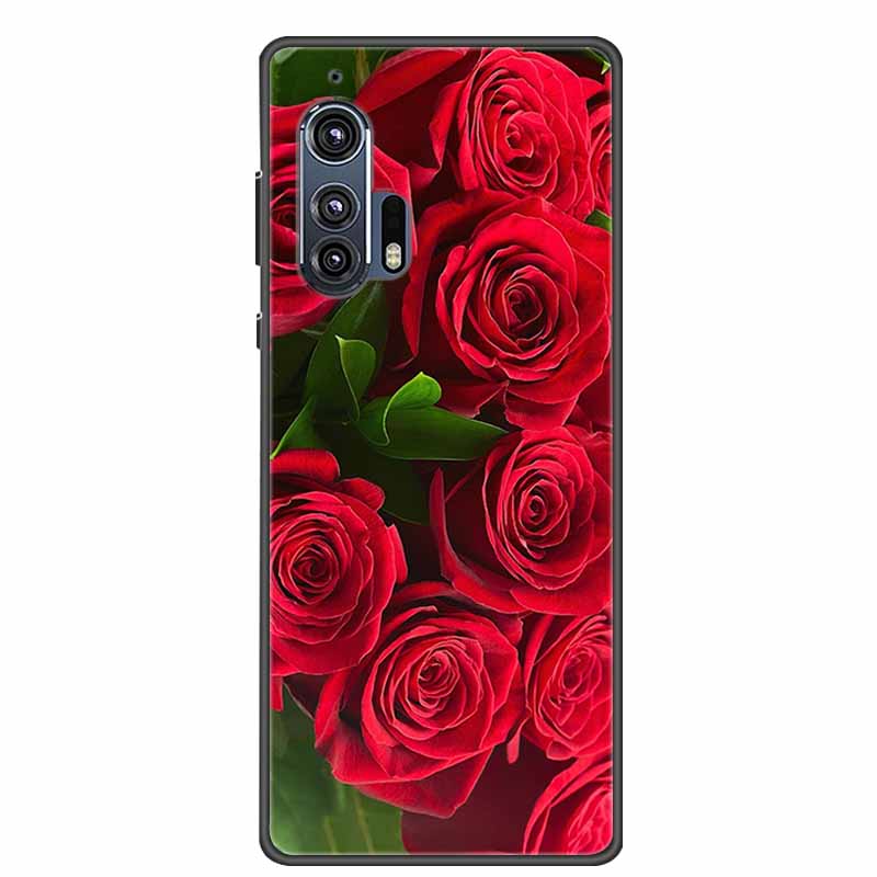 6.7" Чехол для Motorola Moto Edge Plus Новый Фото Черный Силикон Мягкая Задняя Крышка Чехол Для Motorola Edge Plus 2020 Чехол для Телефона Capa