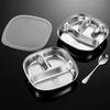 304 Stainless Steel Divided Dinner Plate