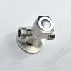 Stainless Steel Bathroom Quick Opening Triangle Valve Faucet Accessories Two-way Angle Valve G1/2 Thread Water Inlet