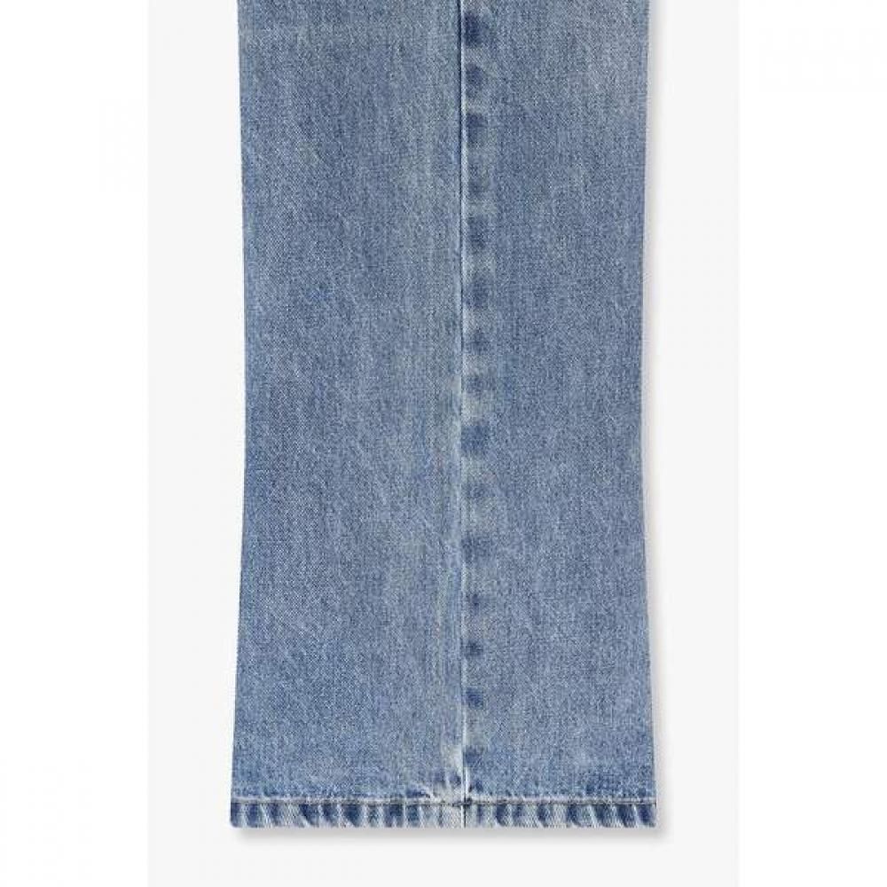Voice Of Voices Semi Wide Back Banding Denim Pants 7156355005