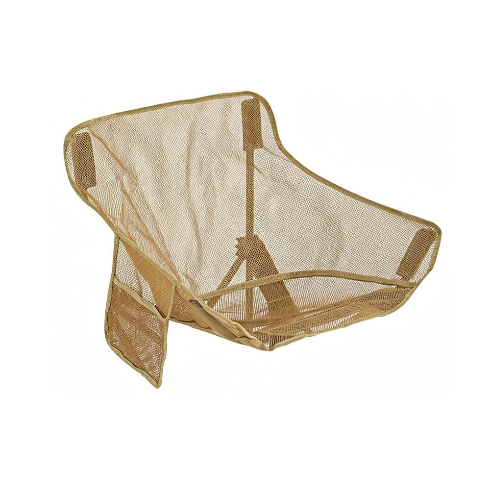 Breathable Camping Chair Cover Hollow Mesh Seat Cover Beach Chair Pad  for Outdoor Fishing Backyard
