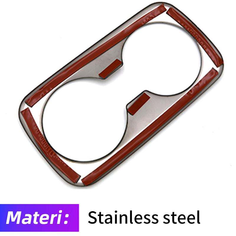 Автомобильные аксессуары для Hyundai Tucson NX4 2022 2023, задняя часть сиденья из нержавеющей стали, держатель для стакана с водой, крышка, рамка, отделка панели