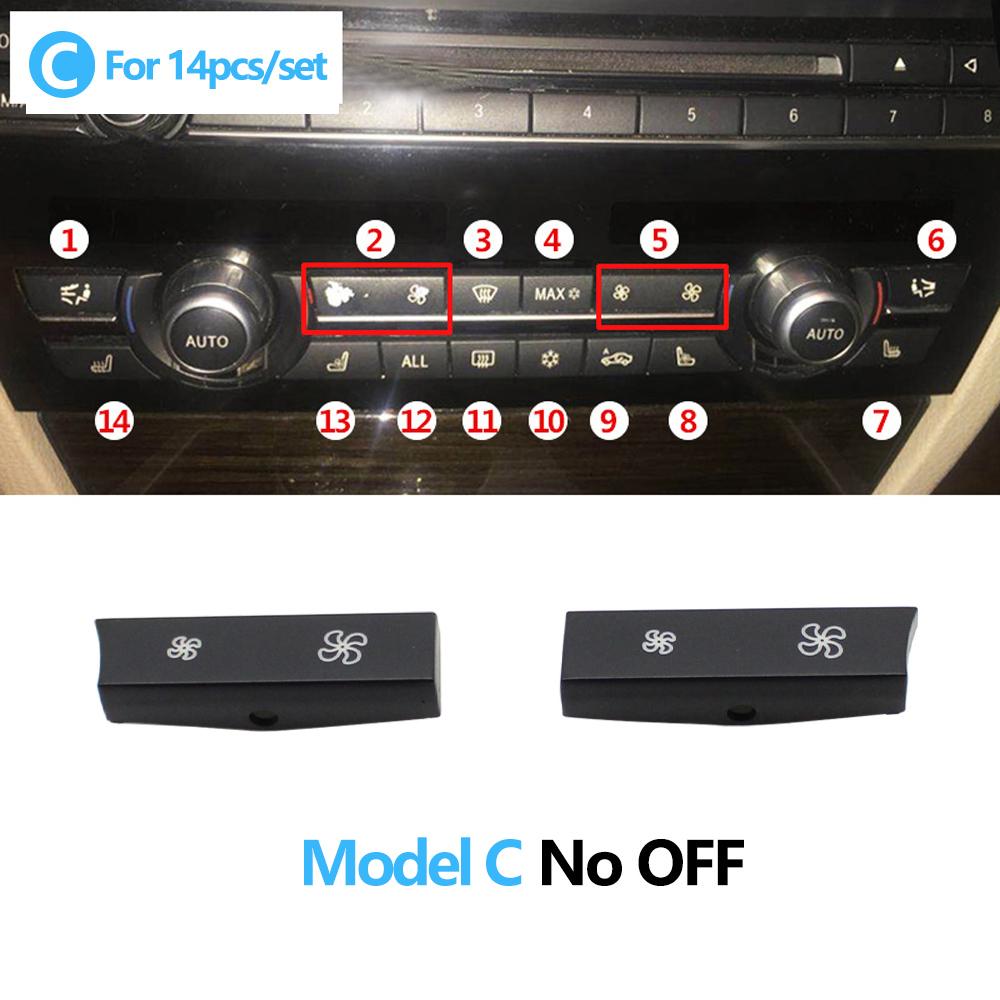 Нагреватель переменного тока, климат-вентилятор, регулятор громкости, кнопка переменного тока, крышка для BMW 5 GT 6 7 X5 X6 Series F10 F11 F01 F02 F06 F12 F15