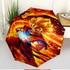 Автоматический складной зонт с принтом DRAGON BALL, Портативный складной зонт, Для улицы, Поездок на работу, Кемпинга, Идеальный подарок на день рождения