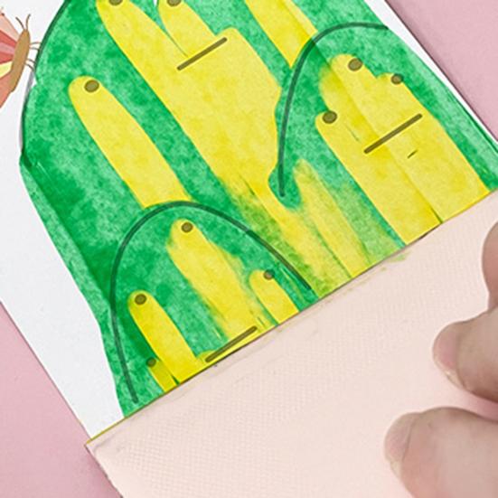 35Pcs/Set Kids Squeegee Art Craft Kit Rainbow Scratch Paper Art Kit Educational DIY Children Dot Scratch Painting Toy Toddlers Boys Girls Party
