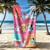 Lovely Bluey Beach Towel Super Soft & Absorbent Comfortable Lightweight Perfect for Traveling Yoga Camping and Swimming