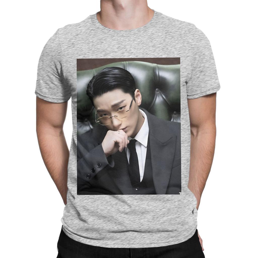 aATEEZ ice on my choi san atiny sexy Novelty 100 Cotton TShirt aAteez Tees Tops For Unisex