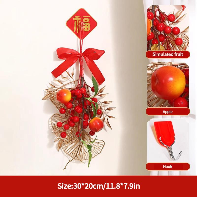 Chinese New Year Decorations 2026 Lucky Fortune Hanging Pendants Traditional Spring Festival Living Room Hanging Ornaments