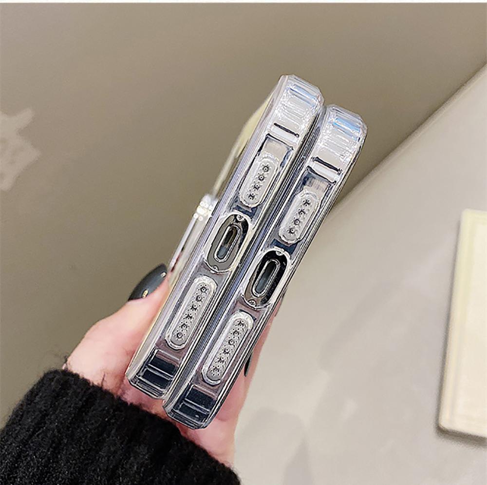 Противоударный чехол для телефона с милым котом и мультяшным зеркалом для макияжа для Iphone 14 Pro 11 12 13 Pro Max, забавный мягкий чехол на заднюю панель