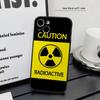Желтое предупреждение Для Iphone 17 Air 16 Pro Max 15 14 13 Полное покрытие Ударопрочный Чехол MagSafe