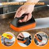 Griddle Cleaning Kit 9 Piece Set with 8 Reusable Scratch Free Scrubber Heads   Safe on Blackstone Griddle Surface  Multi Scenario Kitchen Tool