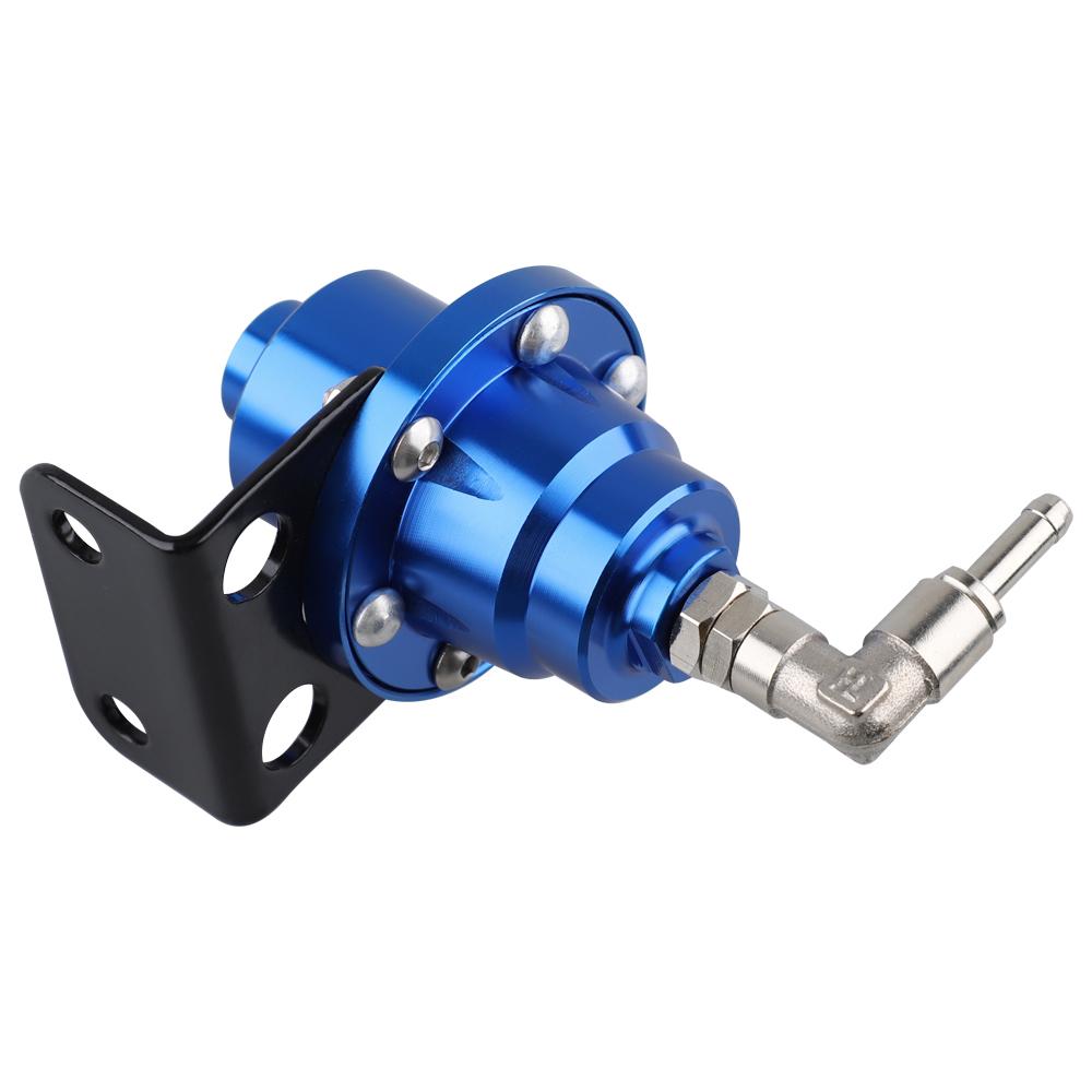 Adjustable Fuel Pressure Regulator Car Vehicle Refitting fuel Supercharger Aluminum Universal with Gauge Kit