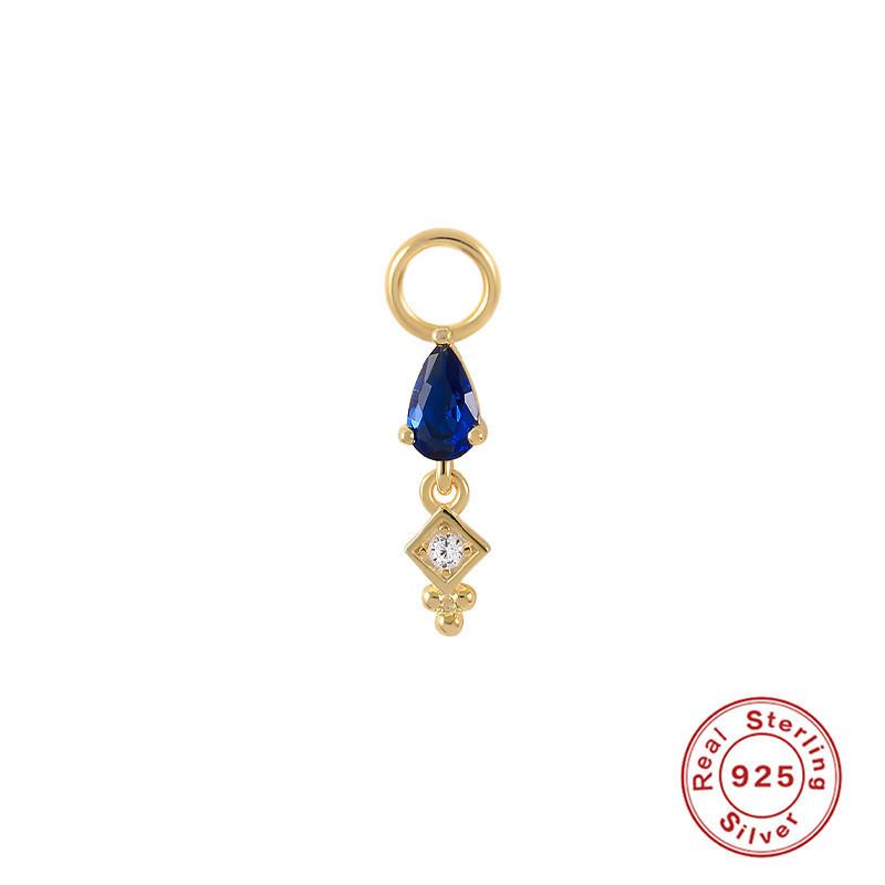 Серьги-шармы из стерлингового серебра S925, подвеска-шарм, серьги-подвески, аксессуары для серег, серьги для работы, подвеска-серьга, женские