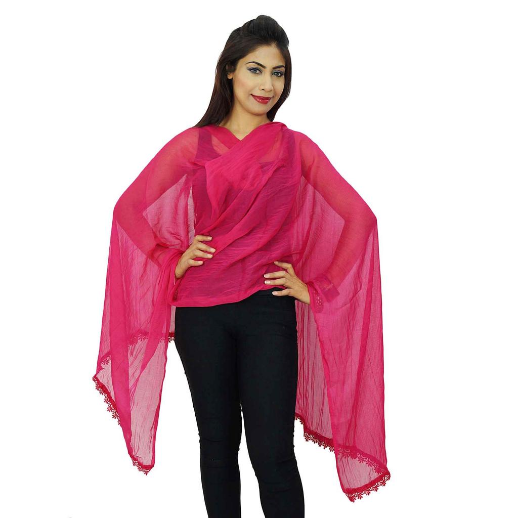 Шарфы из смеси шифона Dupatta Woman Chunni Indian Stole Throw Sarongs Wraps