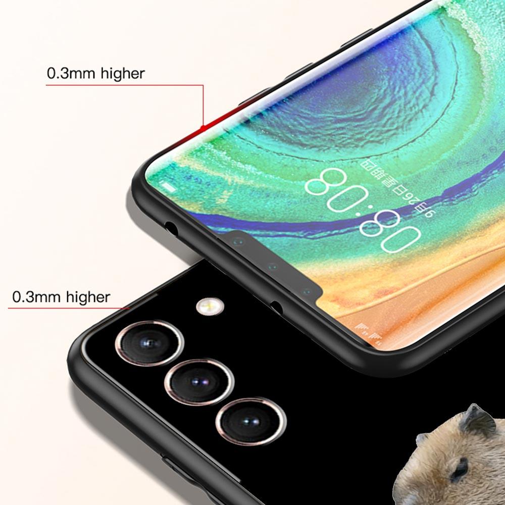 Милый мультяшный чехол для телефона Capybara для Samsung Galaxy S23 Ultra S22 S21 S20 FE 5G S10 S10E S9 S8 Plus Note 20 мягкий чехол-бампер