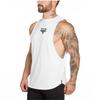 New Summer Mens Bodybuilding Tank Top Fitness Clothing Muslce Vest Printed Cotton Sleeveless