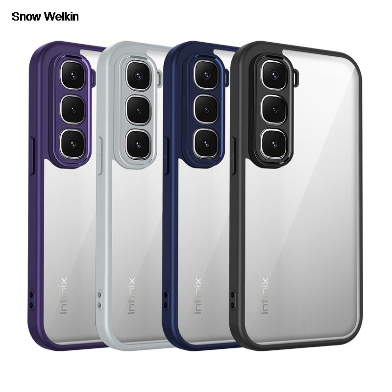 Прозрачный силиконовый чехол для Infinix Hot 60 Pro Plus 60i Hot60 Hot60i PC Задняя крышка TPU Бампер Ударопрочный Прозрачные чехлы для телефона Чехол