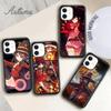 Anime Megumin Konosuba Phone Case for iPhone 11 12 13 14 Pro Max Mini X XR XS SE 2020 5 6S 7 8 Plus Samsung Galaxy S21 S22 Cover