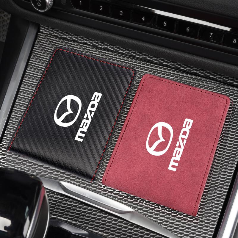 Car Driving Documents Case Credit Card Holder For Mazda 3 6 CX5 2 CX3 CX9 MX5 RX8 Axela Demio Atenza MS GJI