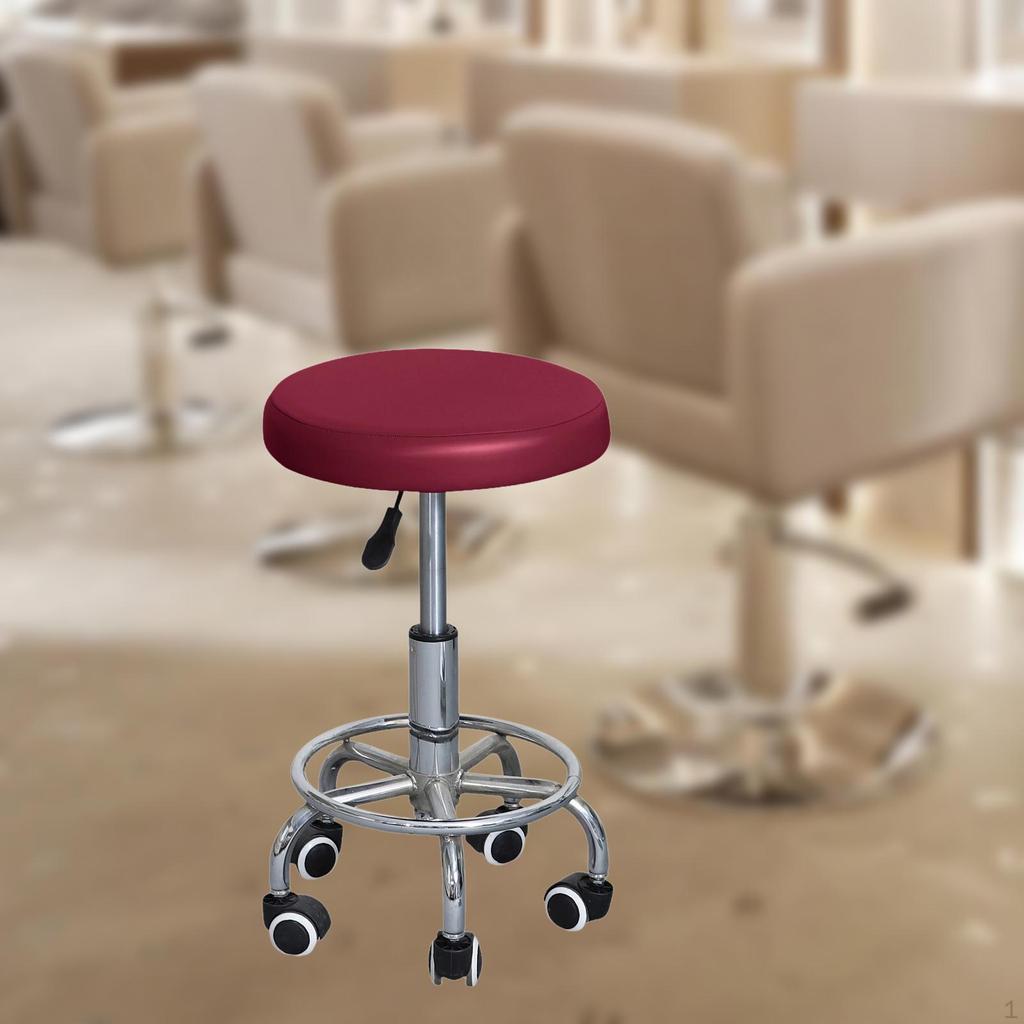 Чехол для барного стула, круглый чехол для сиденья, водонепроницаемый чехол из искусственной кожи, стул