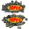 10/50 шт. Смешанные Металлические Саморезы для Автомобилей и Мотоциклов, Крепежные Клипсы с Винтом, Клипса с Защитой от Ржавчины, Винтовая Застежка, Листовое Железо