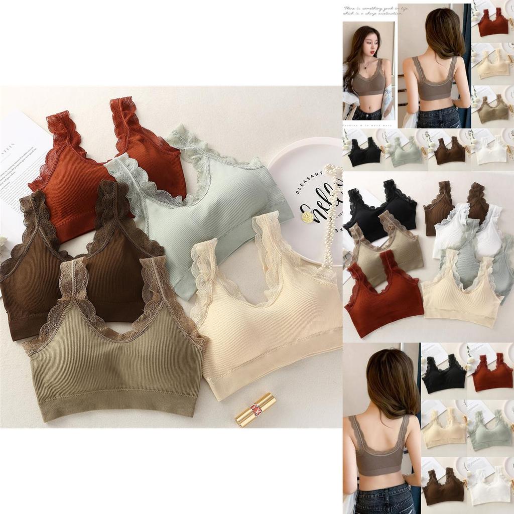 Lace Sexy Yoga Sports Bra For Women With Breathable Push Up Wrapped Chest And Beauty Back Design