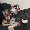 Пьеро Чудак Цирк Забавная Игра Гофрированная Полоска Чехол Для Телефона Для IPhone 17 16 15 14 13 12 11 Pro Max Plus Pro Ударопрочный