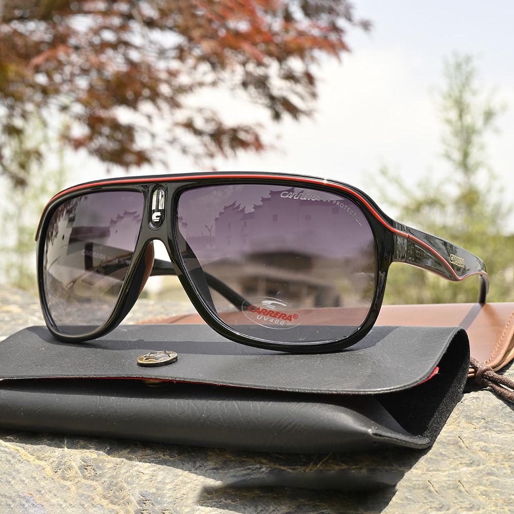 Carrera High Quality Sunglasses Men Unisex Trends Brand Design Vintage Retro Outdoor Sports Cycling Sunglasses Driving Glasses