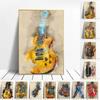 Graffiti Art Musical Instrument Canvas Paintings Abstract Guitar Posters and Prints Wall Art for Living Room Wall Decor Cuadros