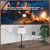 Lampe de table sans fil - NETTLIFE - Lampe tactile LED - Batterie rechargeable USB - Intensité variable - Noir