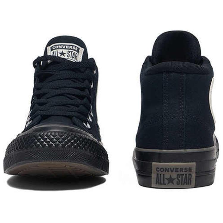 Converse Chuck Taylor All Star Mid Malden Street - черные винтажные белые кроссовки унисекс A10514C