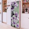 3D Flowers Self Adhesive Refrigerator Wrap Freezer Sticker Art Fridge Door Cover Wallpaper Relief Flower Kitchen Accessories
