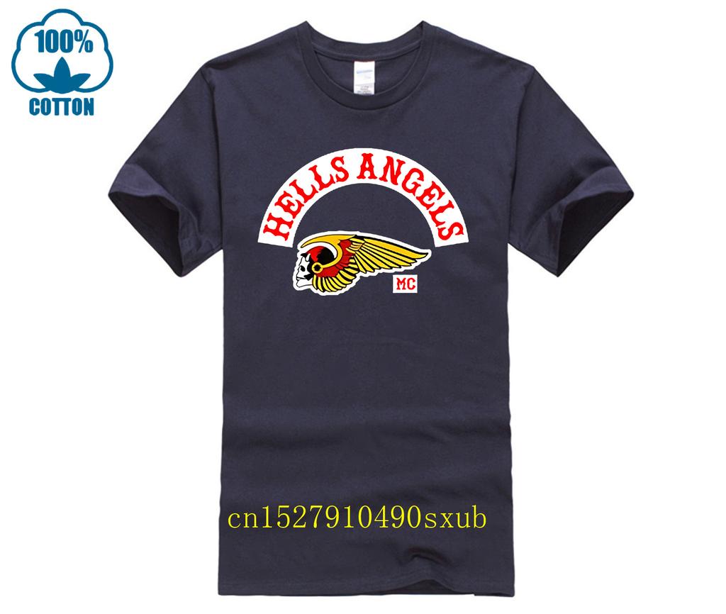 81 Поддержка Hells Angels Футболка Унисекс 100% Хлопок Футболка