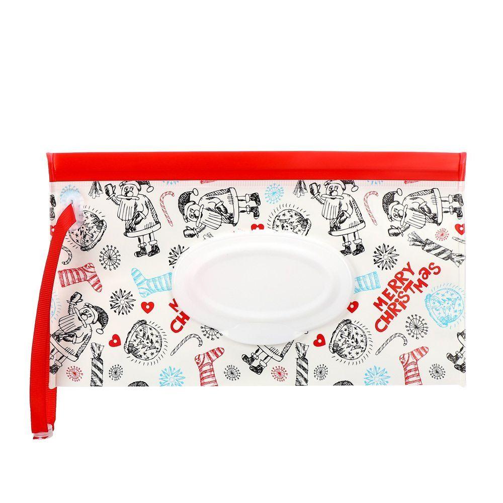 EVA Baby Wet Wipe Pouch Симпатичная застежка-липучка Многоразовая сумка для влажных салфеток Коробка для салфеток с откидной крышкой Многоразовая сумка для влажных салфеток Полезная коробка для салфеток