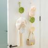 Hat Rack Vertical Storage Hanger Lotus Leaf Design Wall Mounted Hooks Space Saving Scarf Bag Storage Racks