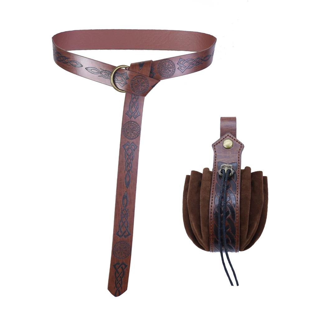 Medieval Bracer Halloween Celtic Carnival Vintage Knight Belt Cosplay Costume Dress Up Props