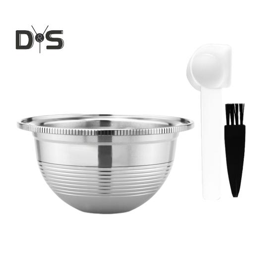 Многоразовые кофейные капсулы из нержавеющей стали для Nespresso VertuoPlus Заправляемые капсулы для машин VertuoLine Экономящие деньги кофейные капсулы из нержавеющей стали