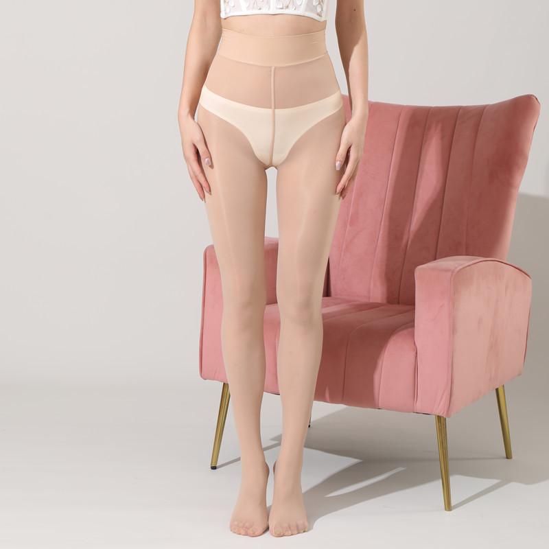 Плюс Большой Размер 175кг Колготки с Лошадиным Жиром 8D Черный Шелк Гладкие Блестящие Колготки Защита от Затяжек Высококачественные Колготки Женские Бодистокинги