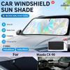 For Mazda CX-90 Foldable Front Windshield Sun Shade UV Reflective Sun Protection Cover Car Interior Accessories