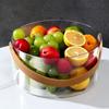 Portable Ice Bucket Clear Drinks Cooling Container Ice Cube Container Fruit Storage Basket  Home