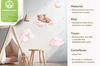 Teddy Bear Clouds Stars Moon Wall Stickers For Children'S Room
