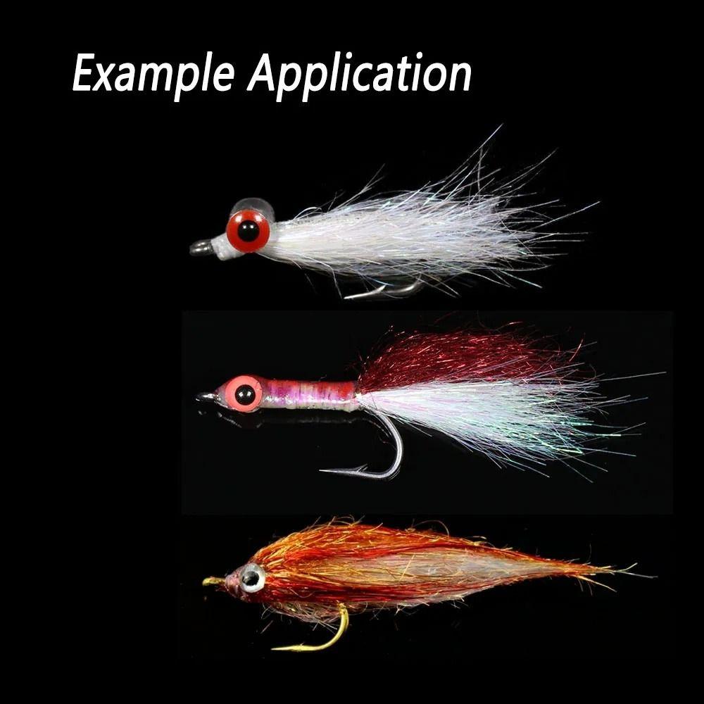 Synthetic Fibers Ice Dubbing Baitfish Streamer Scud Dub DIY Ice Wing  Nymph