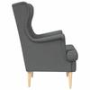 Armchair Dark Grey Fabric