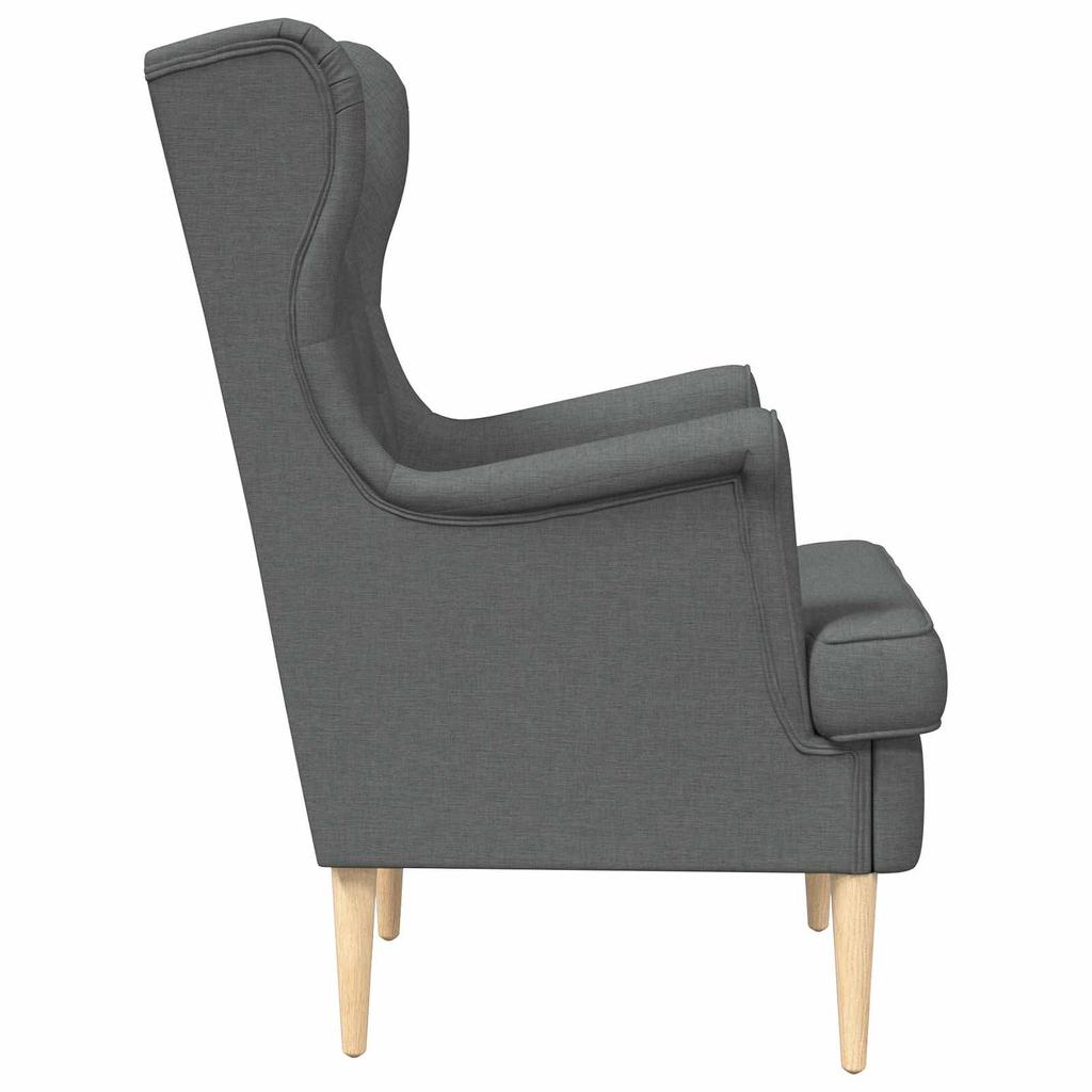 Armchair Dark Grey Fabric