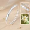 925 sterling silver lotus bracelet, 925 sterling silver women's lotus bracelet, adjustable size, perfect gift for Thanksgiving
