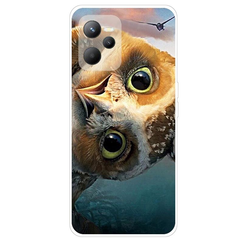 Чехол для Realme C35 RMX3511, мягкие силиконовые чехлы для телефонов с милой башней и бабочкой для Oppo Realme C35 C 35 RealmeC35, чехол-бампер