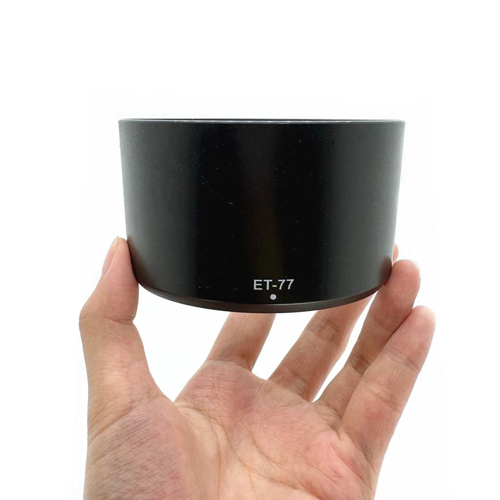 Replacement ET77 Lens Hood for RF 85mm f/2 Macro IS STM Black Bayonet Mount Protectors Camera Essential Accessory