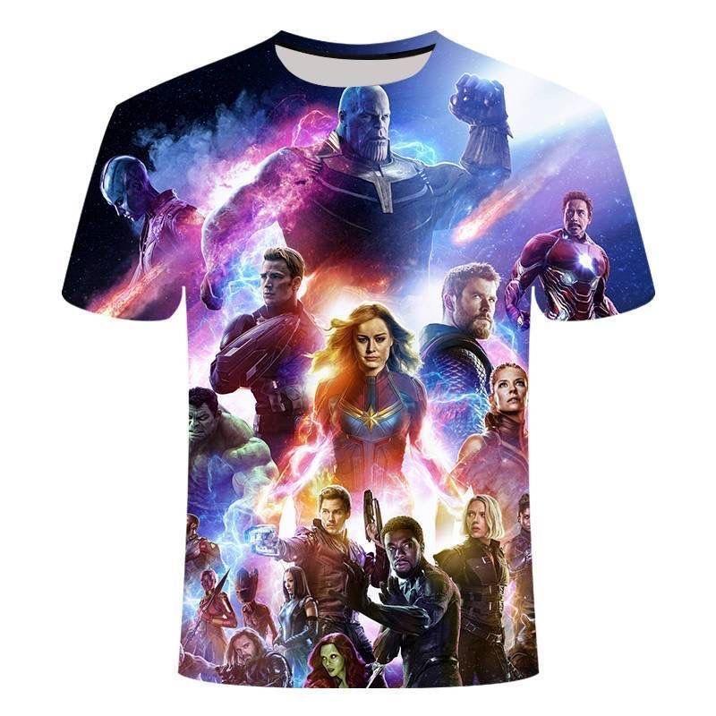 Super Hero Fashion Printed 3D T-shirt Speed Drying Sweat Absorbing Sport Comfortable FamilyMatching High Quality Y2K 2026