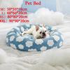 Плюшевая лежанка для домашних животных Leasure Pet Nest Bed Pet на все времена, универсальная, теплая для домашних животных, кошек и собак, универсальная для собак/кошек, маленькая/средняя/большая круглая