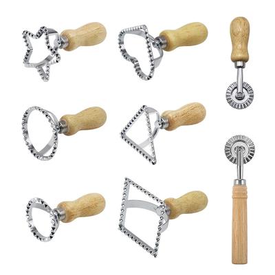 8 шт. Набор для приготовления равиоли, домашний набор для приготовления пасты, кухонный набор, инструмент для изготовления равиоли, набор штампов для равиоли, набор колес для выпечки, форма для торта